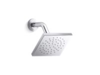 Modern Square Wall Mount Showerhead 1