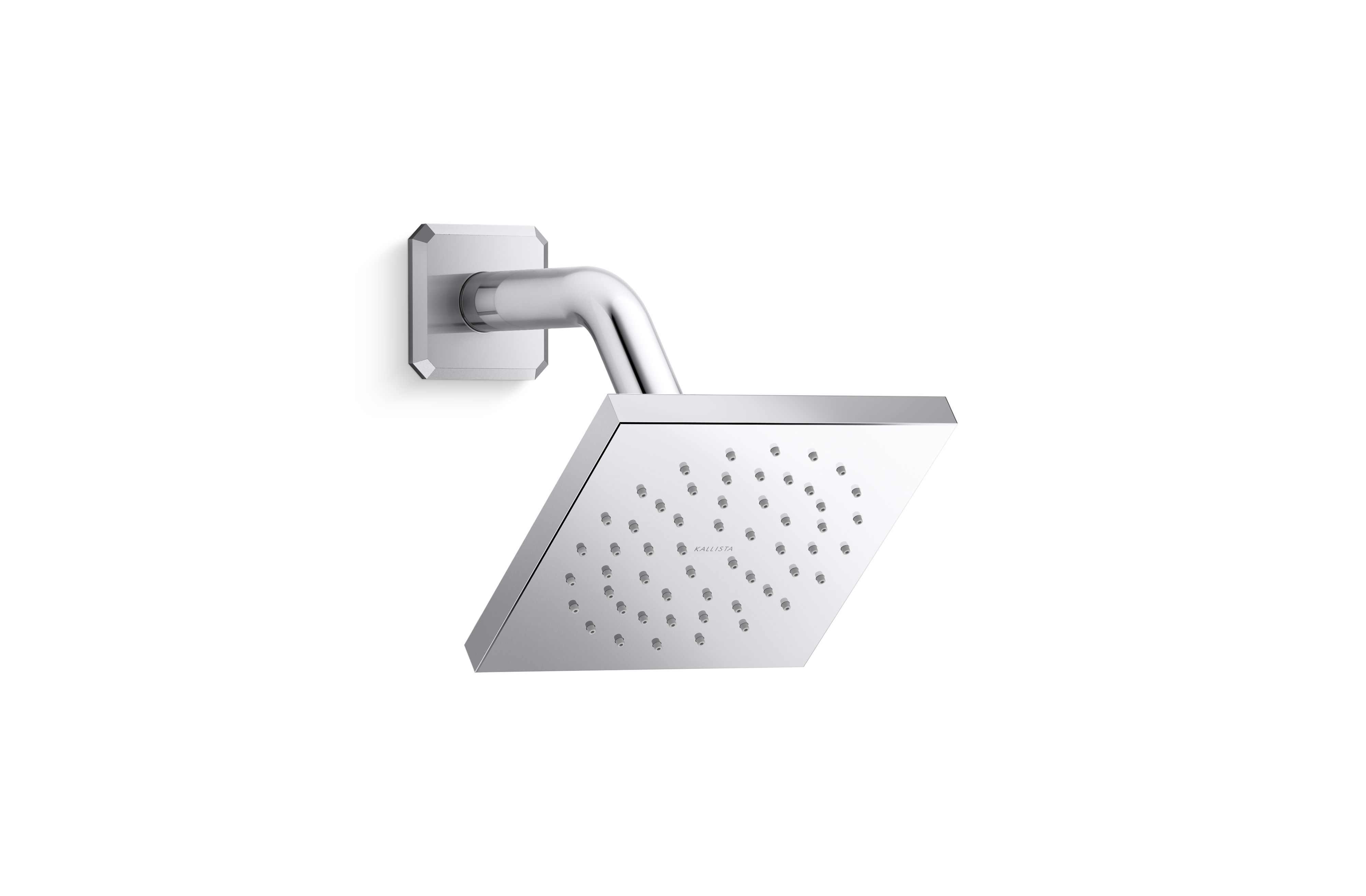 Foundations — Modern Square Showerhead with Arm