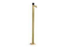 Bezel™ Floormount Single Control Sink Faucet, Nero Marquina Handle