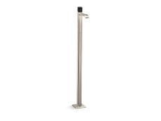 Bezel™ Floormount Single Control Sink Faucet, Nero Marquina Handle