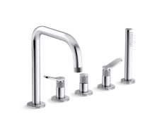 Aileron™ Deckmount Bath Faucet with Handshower and Diverter