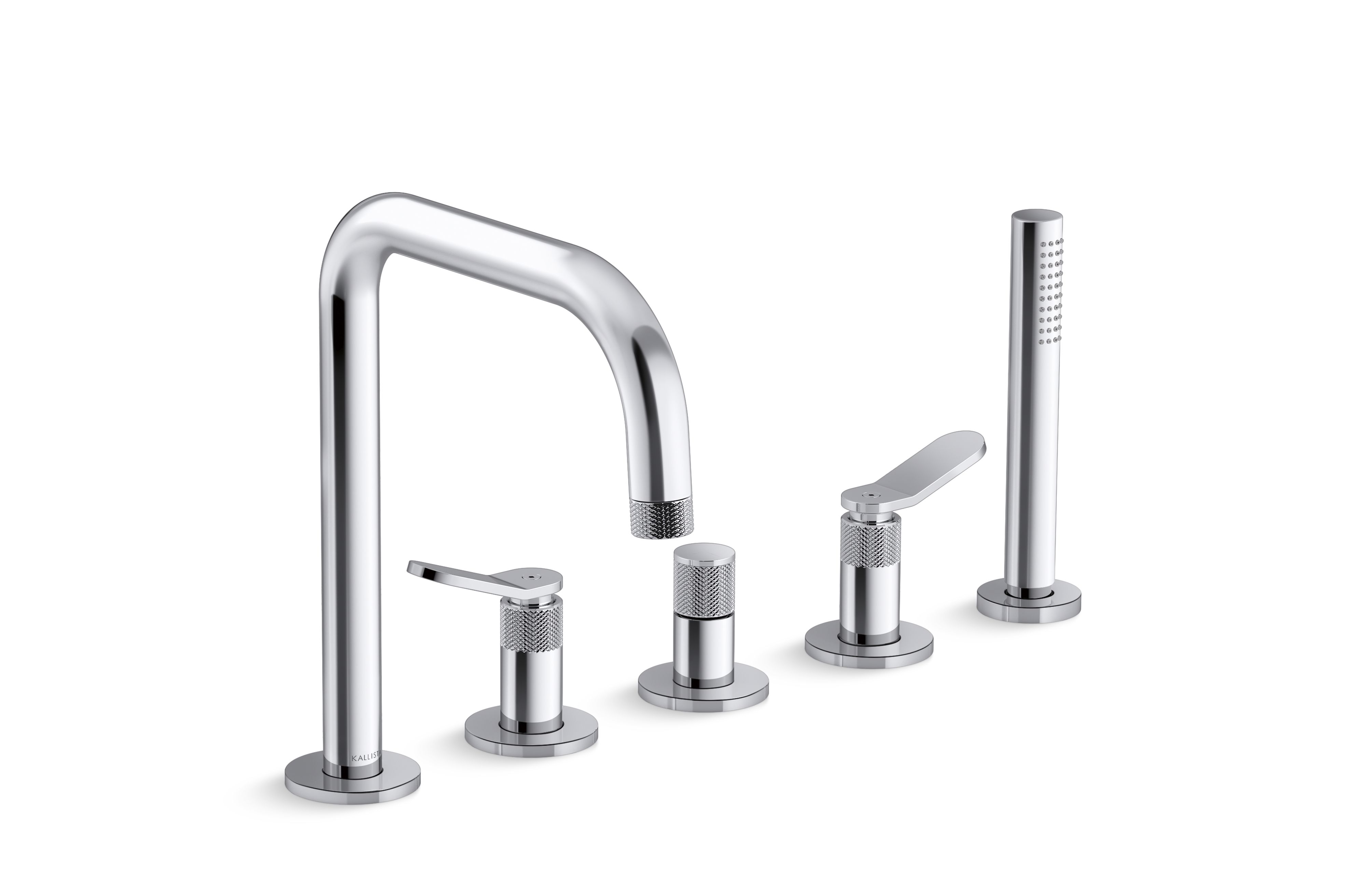 Aileron™ — Deckmount Bath Faucet with Handshower and Diverter
