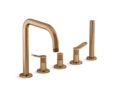 Aileron™ Deckmount Bath Faucet with Handshower and Diverter