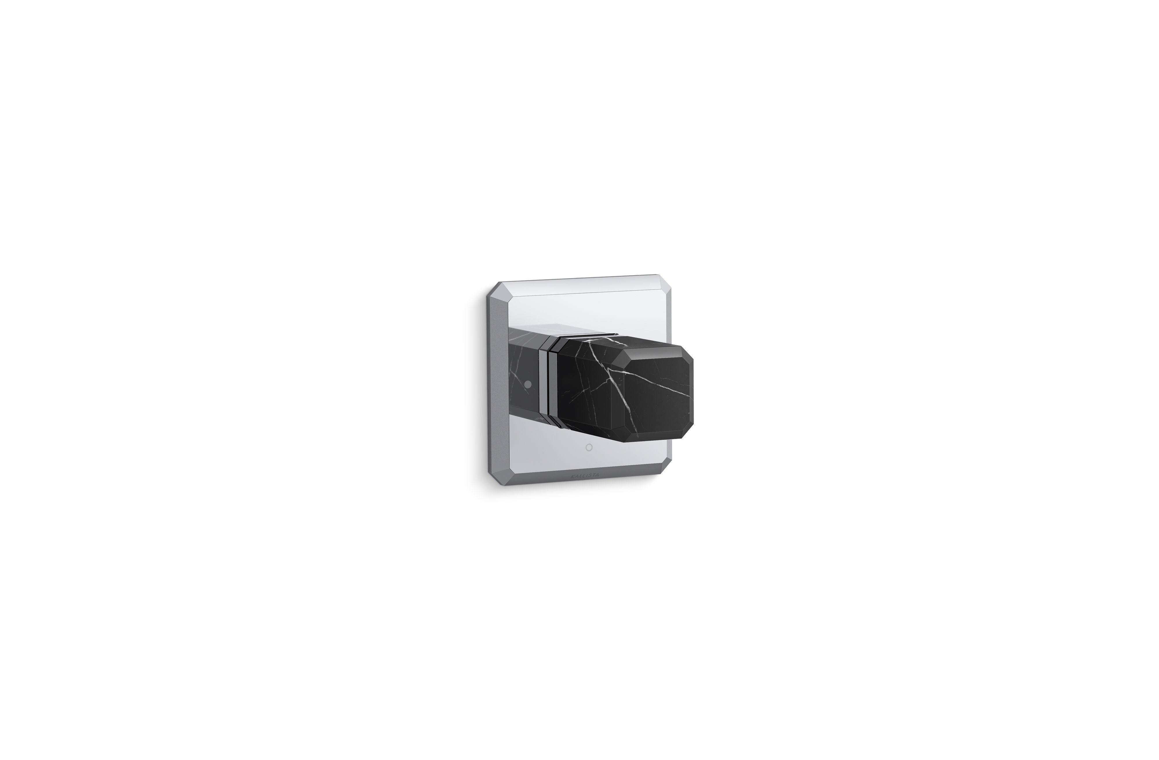 Bezel™ — Volume Control Trim, Nero Marquina Handle
