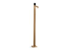 Bezel™ Floormount Single Control Sink Faucet, Nero Marquina Handle