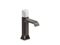 Single Control Sink Faucet, White Carrara Stone 0