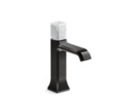 Single Control Sink Faucet, White Carrara Stone 0