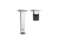 Wall Mount Single Control Sink Faucet, Nero Marquina Stone 4