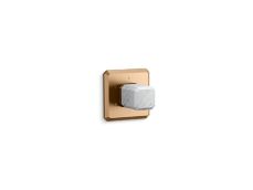 Bezel™ Eco Transfer Trim, White Carrara Handle