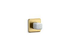 Bezel™ Eco Transfer Trim, White Carrara Handle