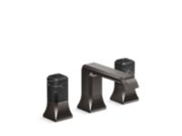 Widespread Sink Faucet, Nero Marquina Stone 0