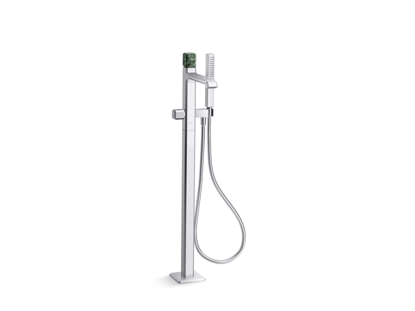 Bezel™ Freestanding Bath Faucet, with Handshower, Guatemala Stone