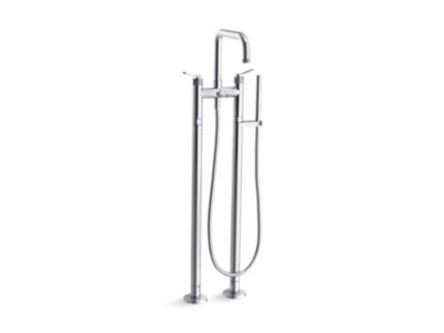 Freestanding Bath Faucet with Handshower