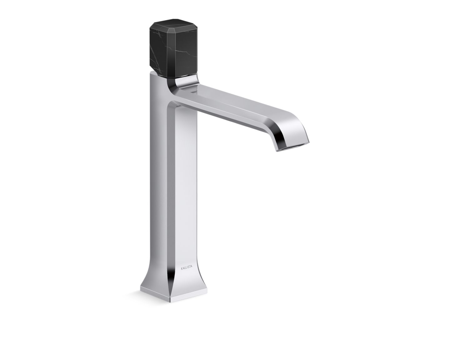 Bezel™ Single Control Sink Faucet, Tall Spout, Nero Marquina Stone