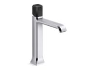 Single Control Sink Faucet, Tall Spout, Nero Marquina Stone 1