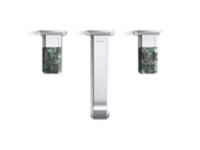 Wall Mount Widespread Sink Faucet, Guatemala Stone 4