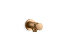 Foundations Modern Round Wall Bracket with Integrated Supply