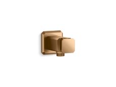 Foundations Modern Square Wall Bracket with Integrated Supply