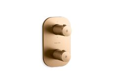 Aileron™ Stacked 3-Outlet Thermostatic Trim