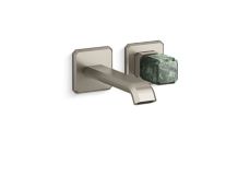 Bezel™ Wall Mount Single Control Sink Faucet, Guatemala Stone Handle