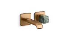 Bezel™ Wall Mount Single Control Sink Faucet, Guatemala Stone Handle
