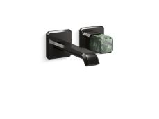 Bezel™ Wall Mount Single Control Sink Faucet, Guatemala Stone Handle