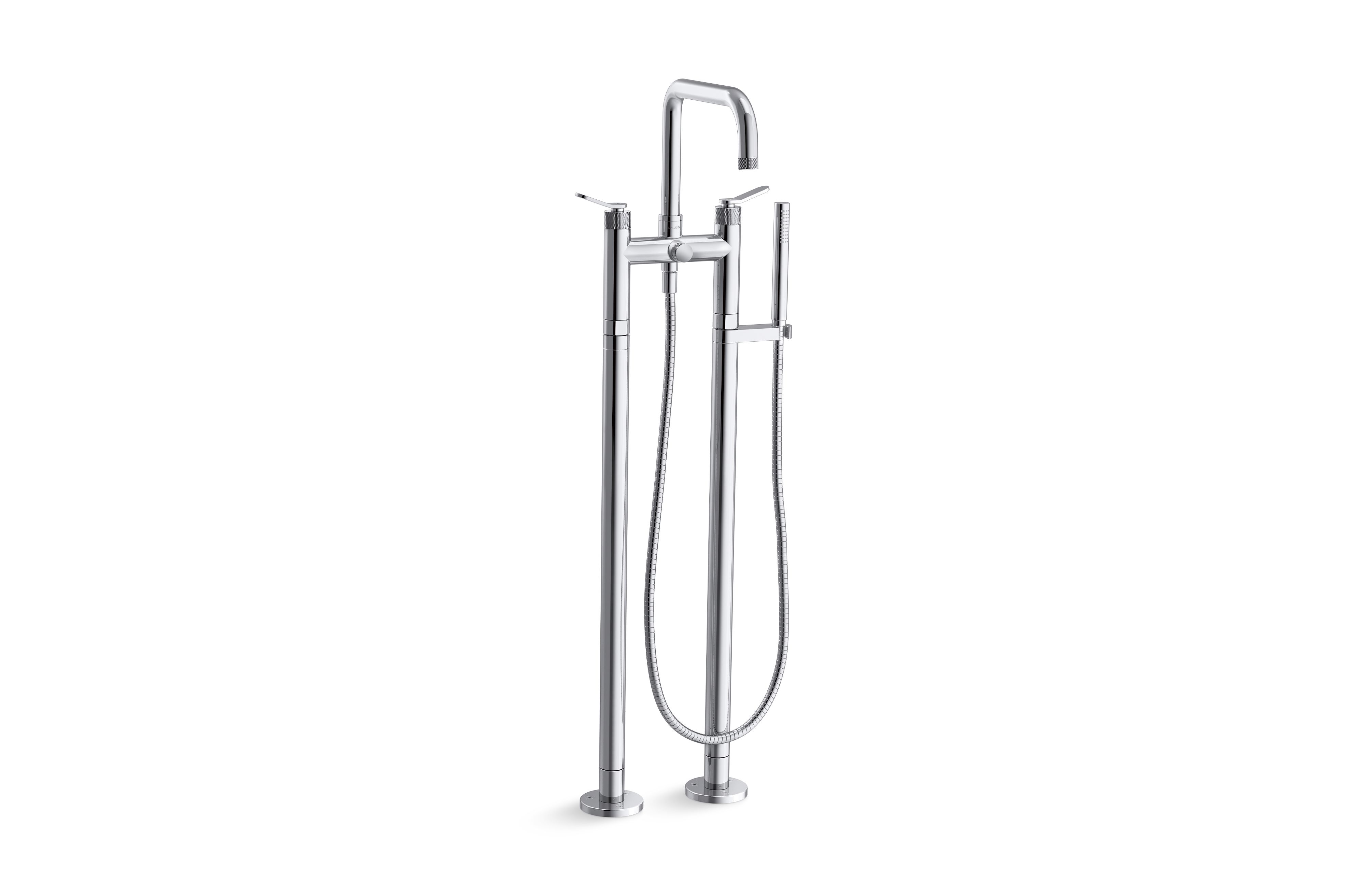 Aileron™ — Freestanding Bath Faucet with Handshower