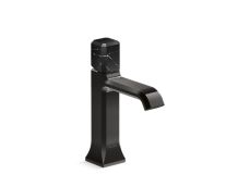 Bezel™ Single Control Sink Faucet, Nero Marquina Handle