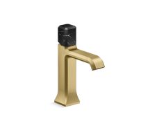 Bezel™ Single Control Sink Faucet, Nero Marquina Handle