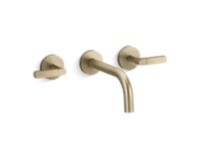 Wall-Mount Sink Faucet, Lever Handles 0