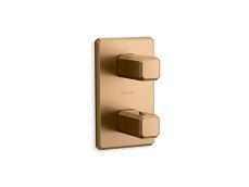 Bezel™ Stacked 1-Outlet Thermostatic Trim
