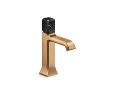 Bezel™ Single Control Sink Faucet, Nero Marquina Handle