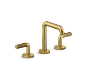 Sink faucet, tall spout, Armory decorative handles
