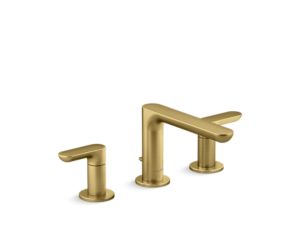 Widespread Sink Faucet, Low Spout, Lever Handles