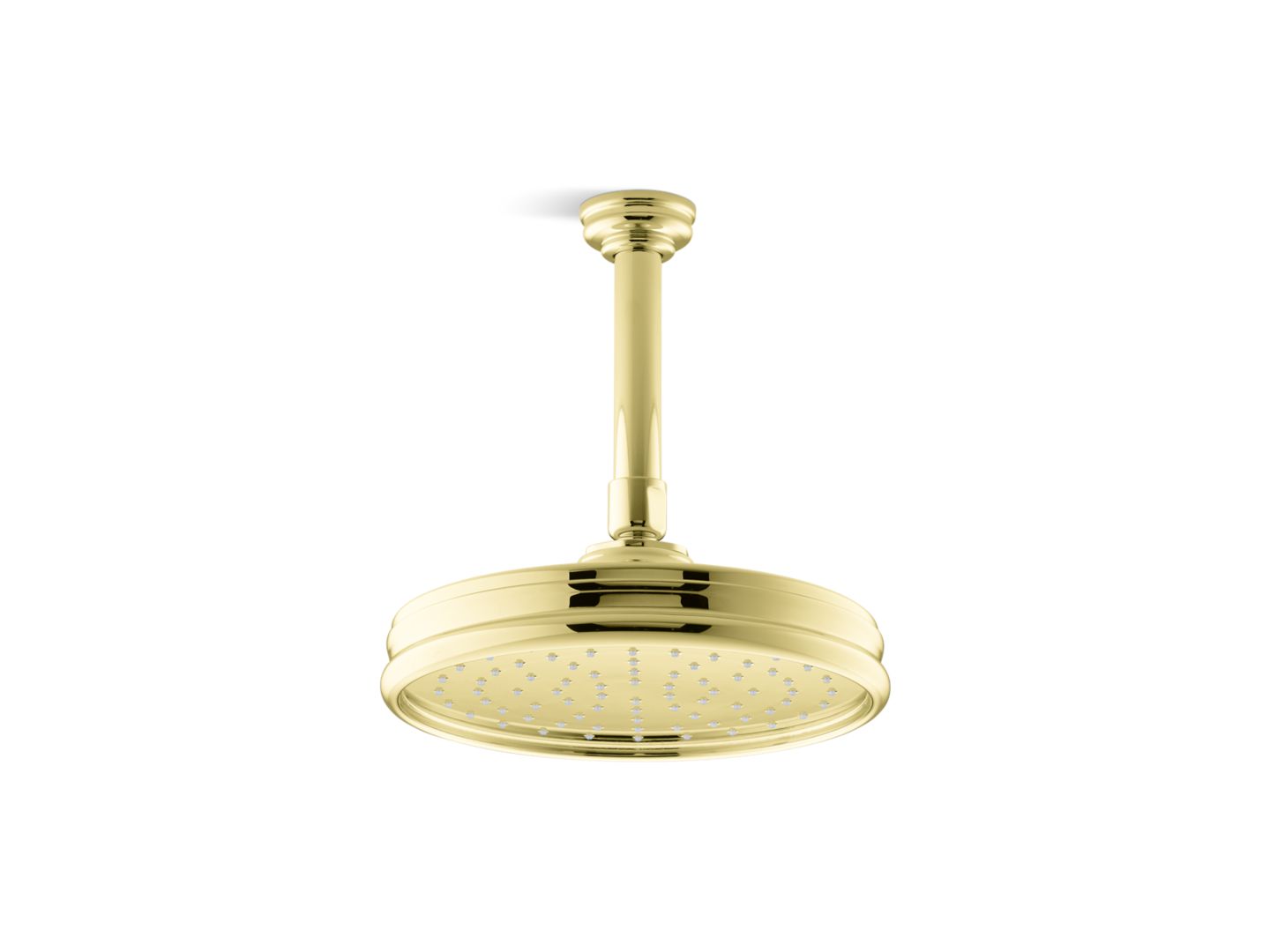 Foundations Air-Induction Small Traditional Rain Showerhead