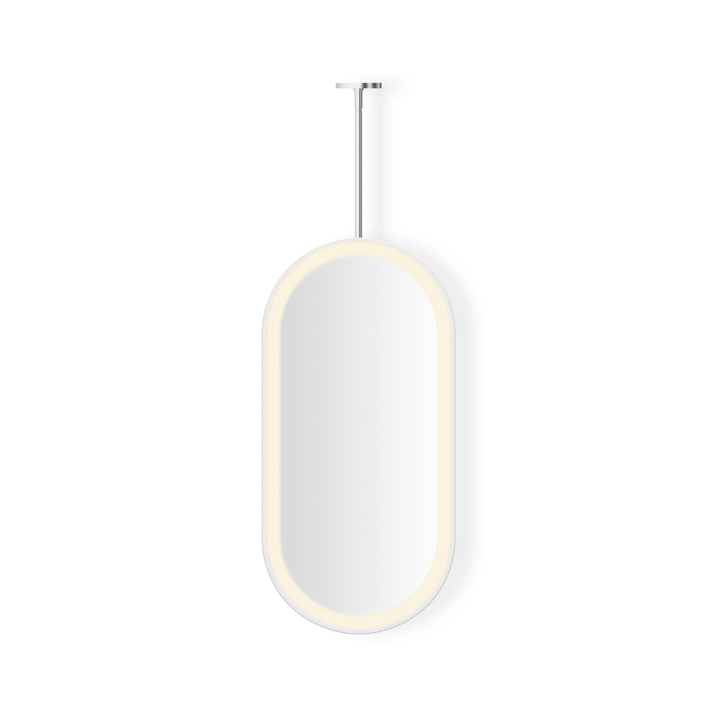 Sculpt Mirrors — Hanging Pill Lighted