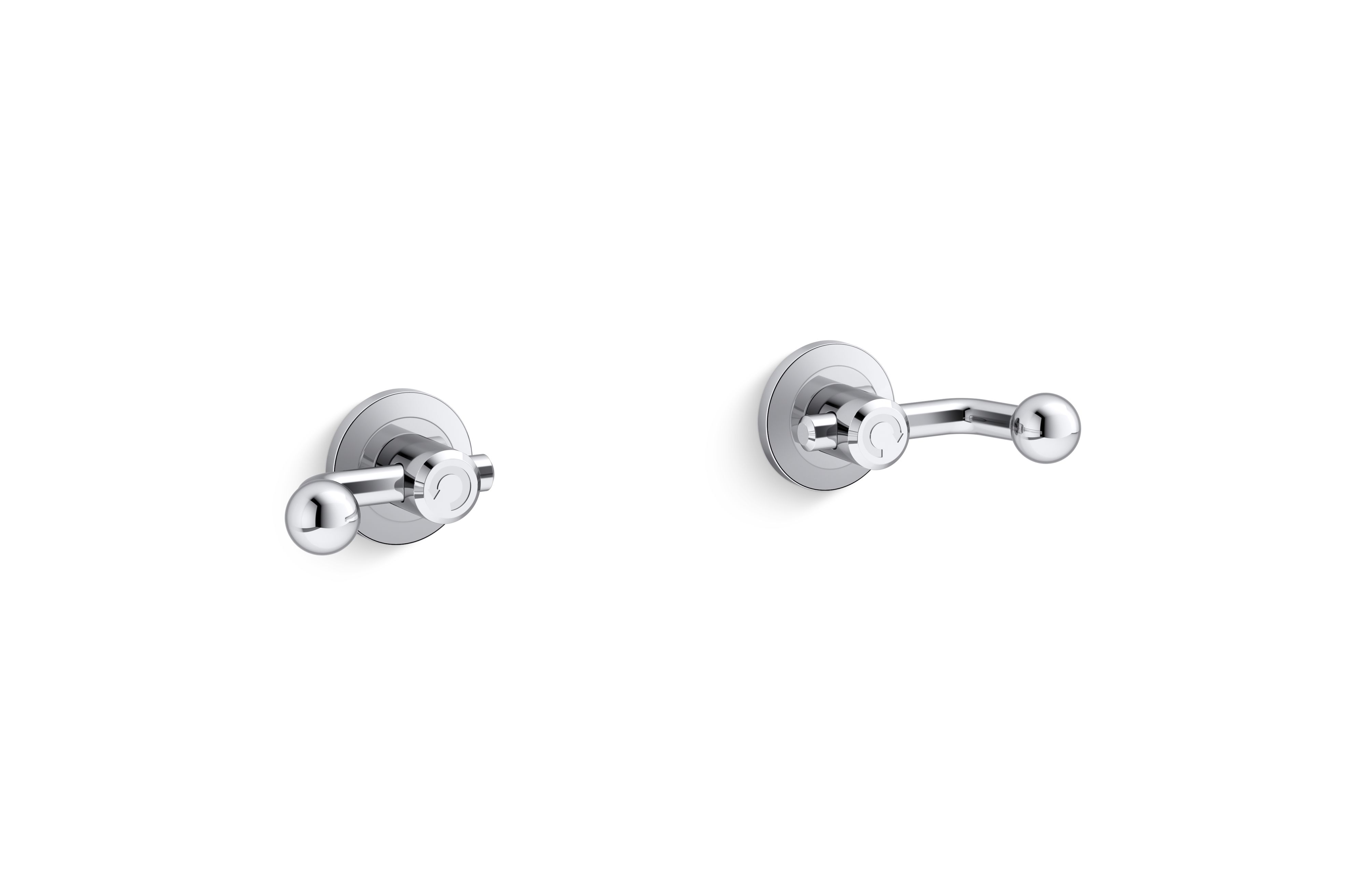 Vice™ — Wall-Mount Bath Faucet Handles, Crank
