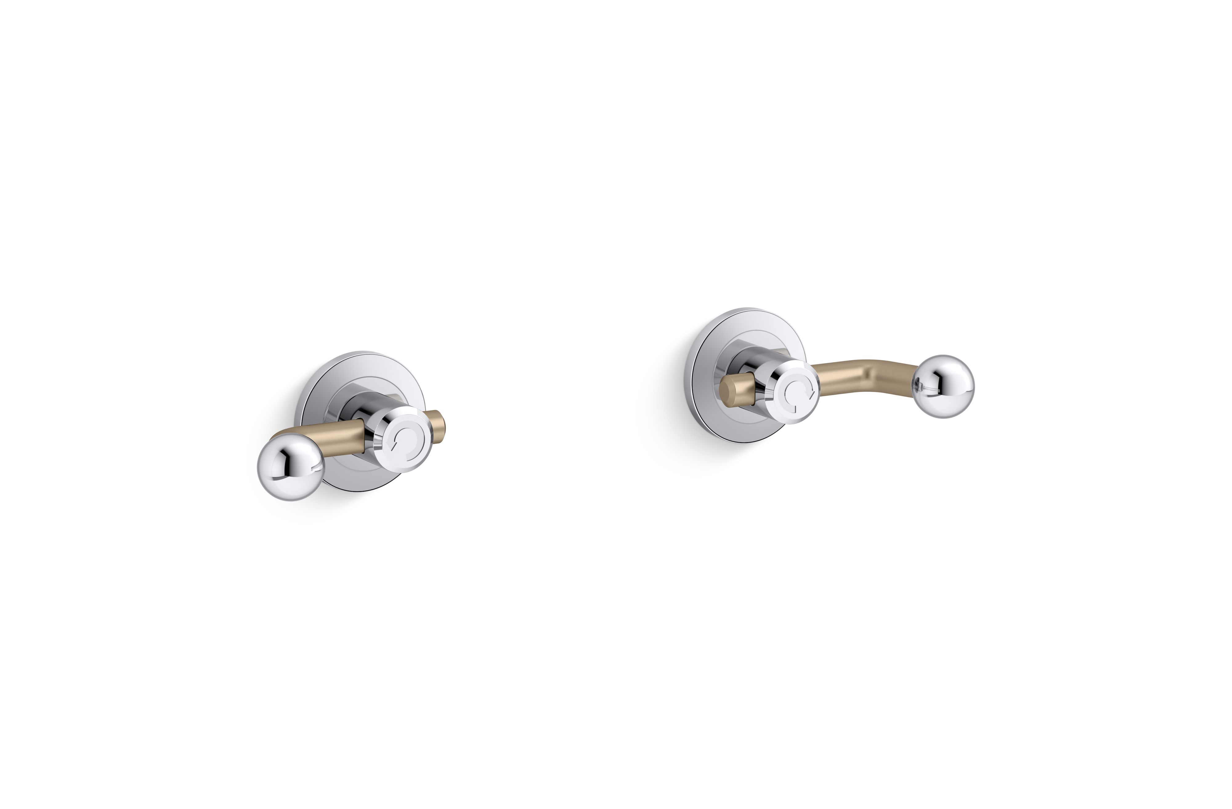 Vice™ — Wall-Mount Bath Faucet Handles, Crank #2