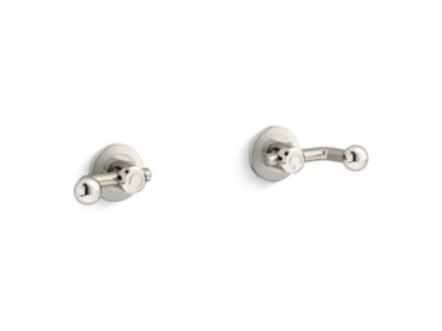 Wall-Mount Bath Faucet Handles, Crank