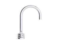 Sink faucet, gooseneck spout, lever handles 3