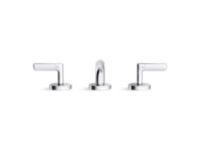 Sink faucet, low spout, lever handles 2