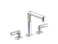Widespread Sink Faucet, Lever Handles 0