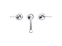 Sink Faucet, Traditional Spout, Lever Handles 4