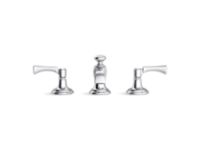 Sink Faucet, Traditional Spout, Lever Handles 2