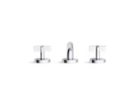 Sink Faucet, Low Spout, Cross Handles 2