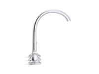 Sink Faucet, Arch Spout, Lever Handles 4