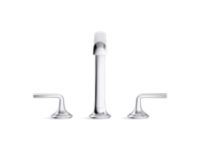 Sink Faucet, Arch Spout, Lever Handles 3