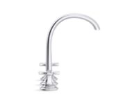 Sink Faucet, Arch Spout, Cross Handles 2