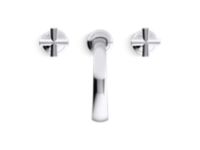 Sink Faucet, Arch Spout, Cross Handles 3