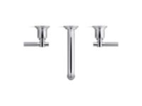Wall-Mount Sink Faucet, Lever Handles 4